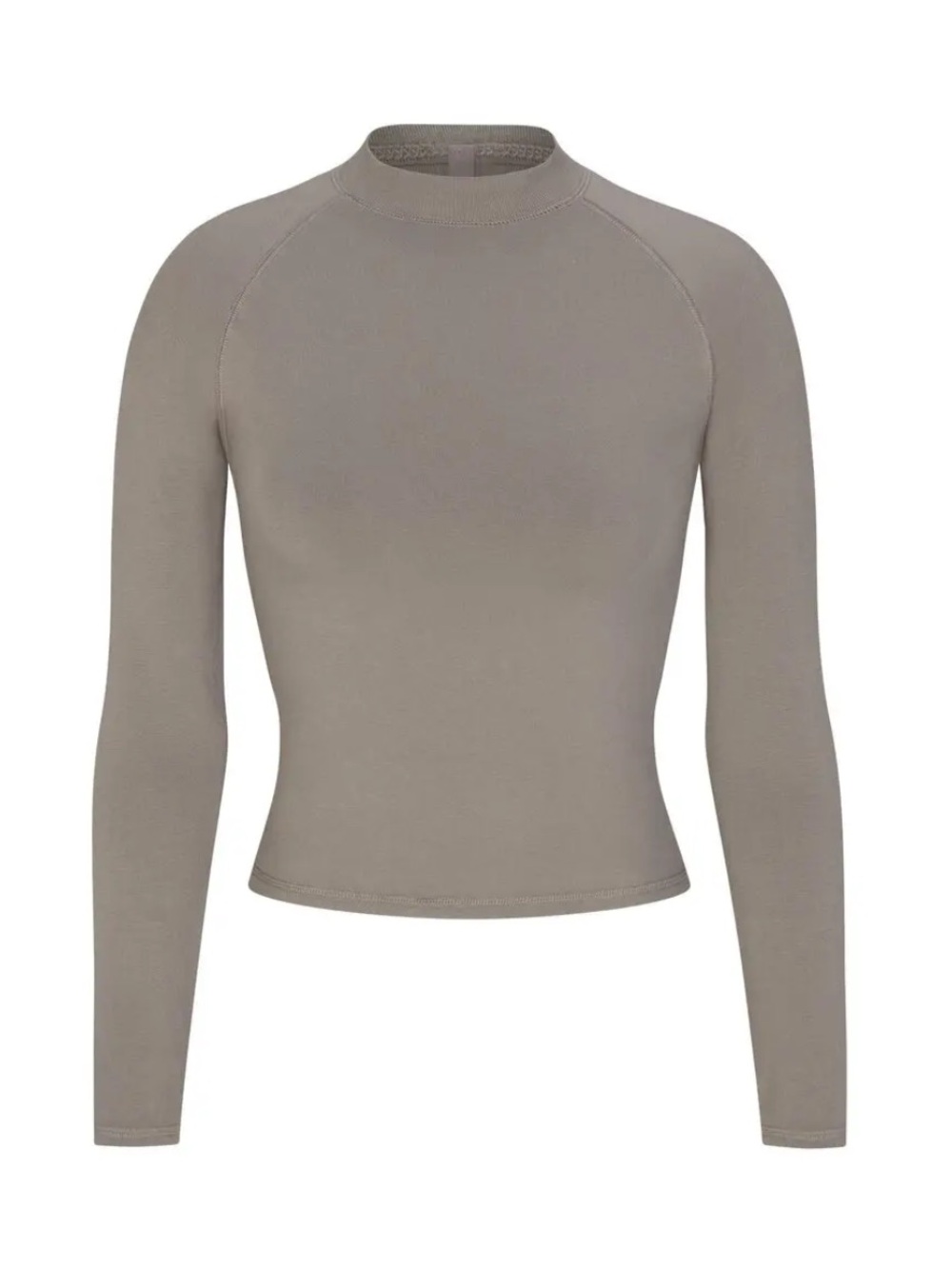 SKIMS New Vintage Raglan High Neck Long Sleeve T-Shirt - Washed blue